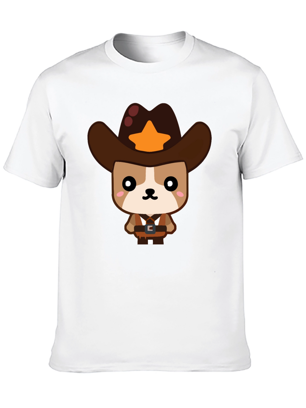 Cowboy Dog Graphic T-Shirt