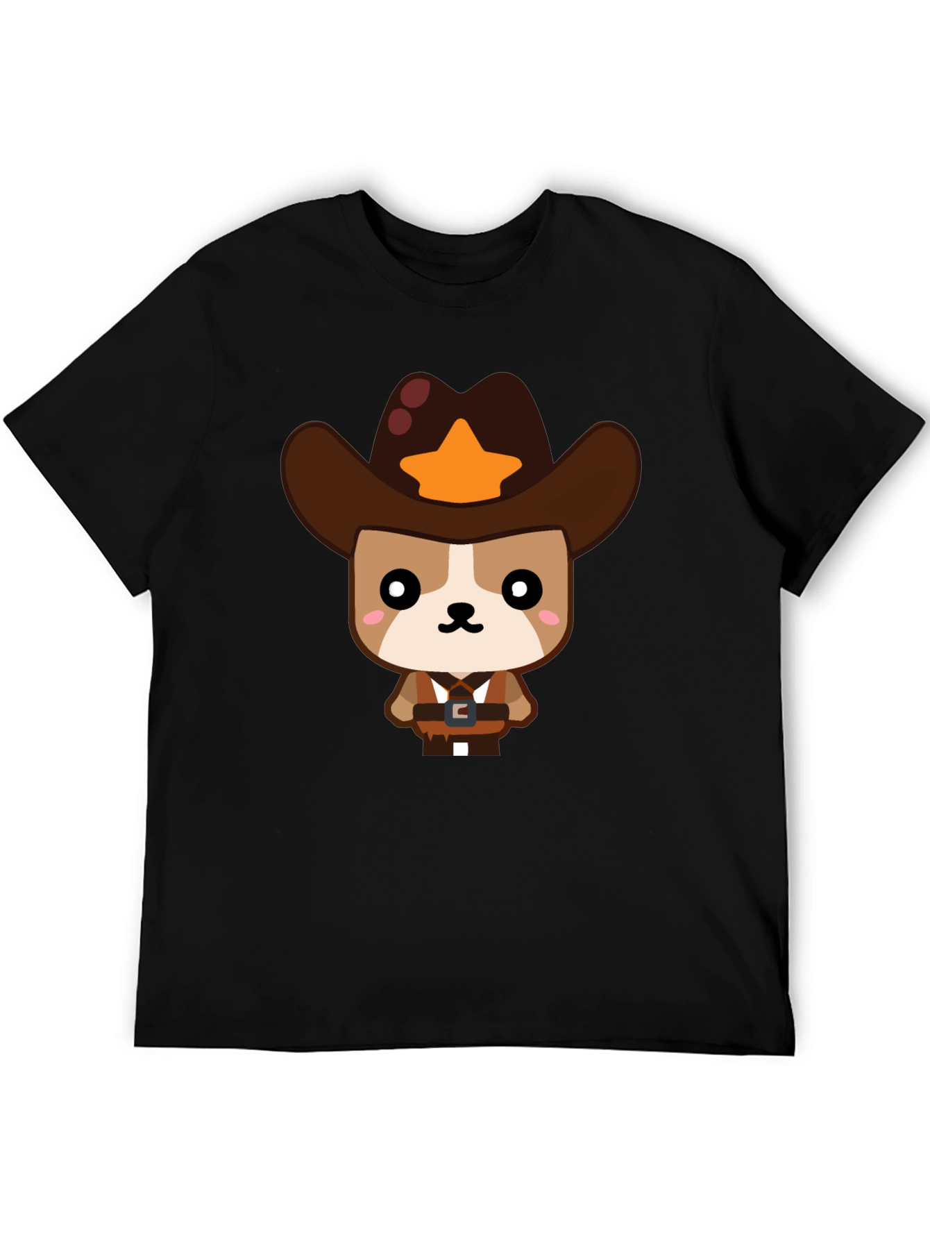 Cowboy Dog Graphic T-Shirt