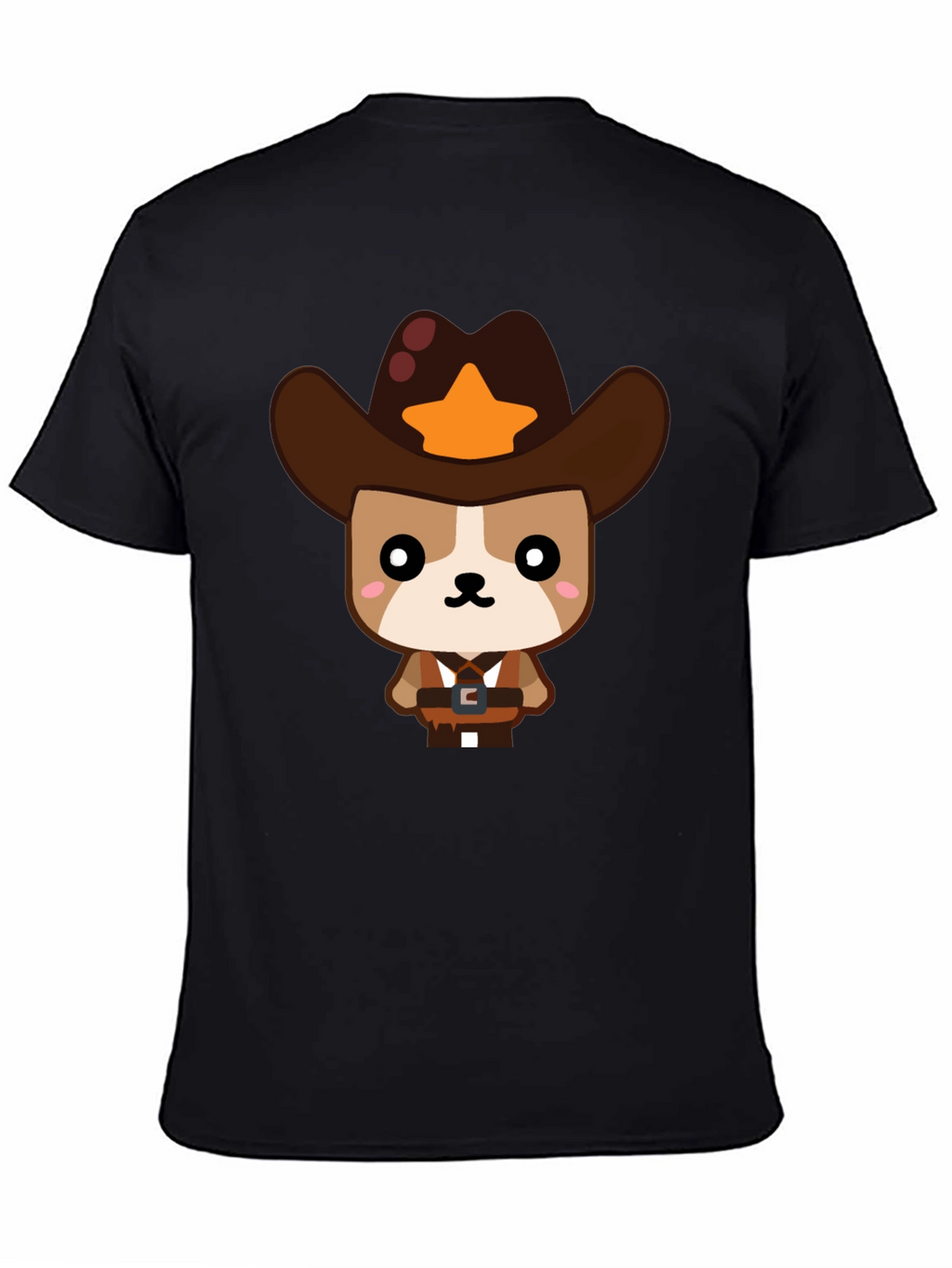 Cowboy Dog Graphic T-Shirt
