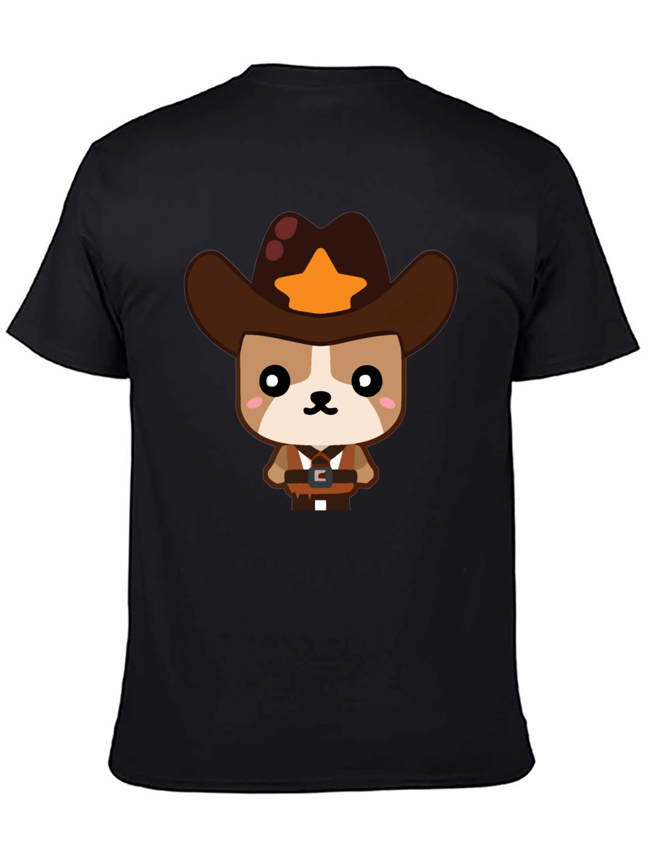 Cowboy Dog Graphic T-Shirt