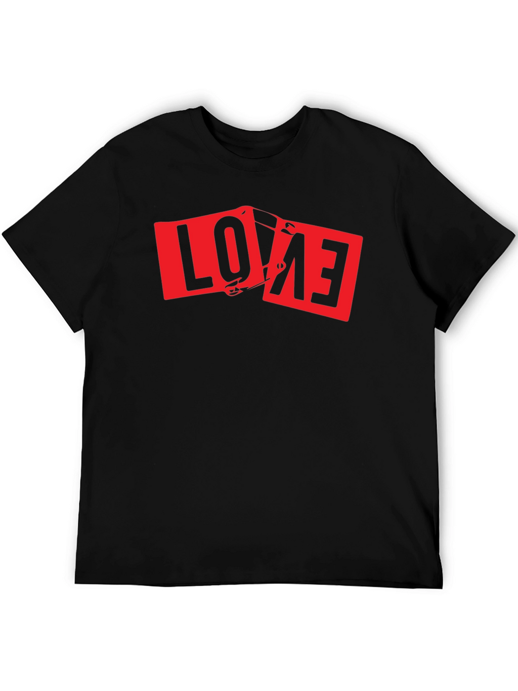 Love Graphic Tee - Mens Black T-Shirt