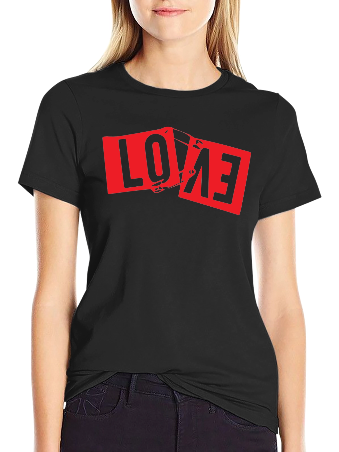 Love Graphic Tee - Mens Black T-Shirt