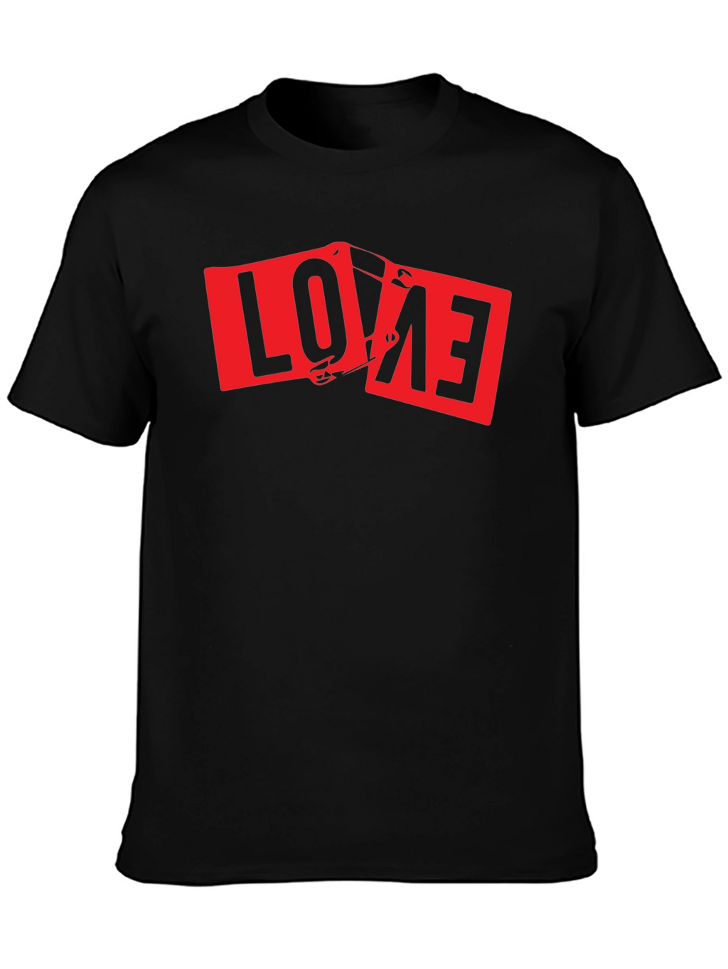 Love Graphic Tee - Mens Black T-Shirt
