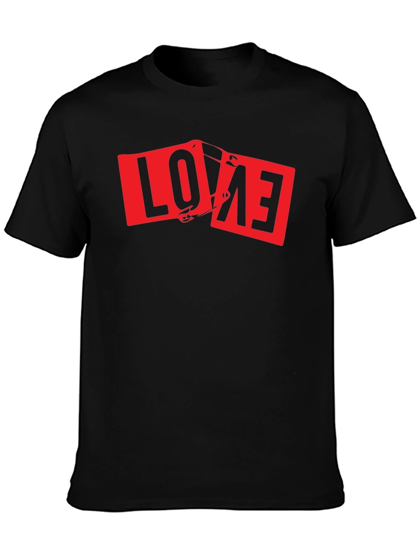 Love Graphic Tee - Mens Black T-Shirt
