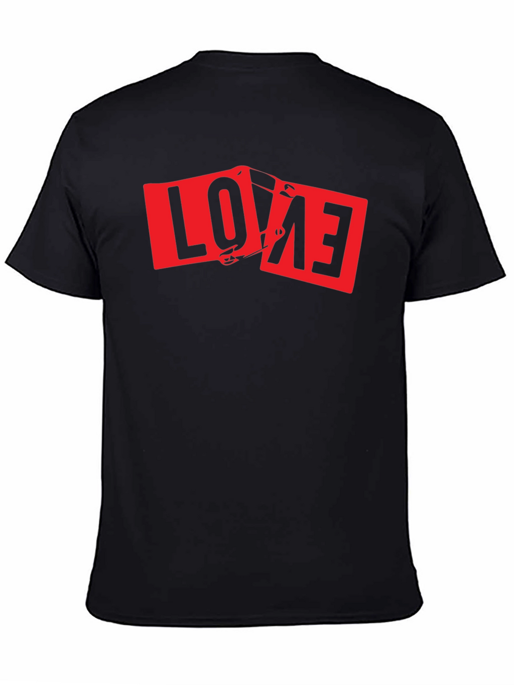 Love Graphic Tee - Mens Black T-Shirt