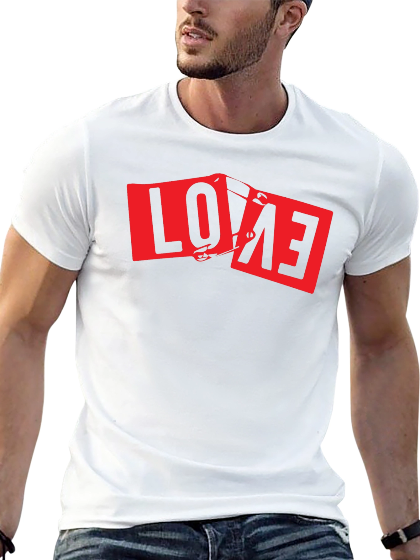 Love Graphic Tee - Mens Black T-Shirt