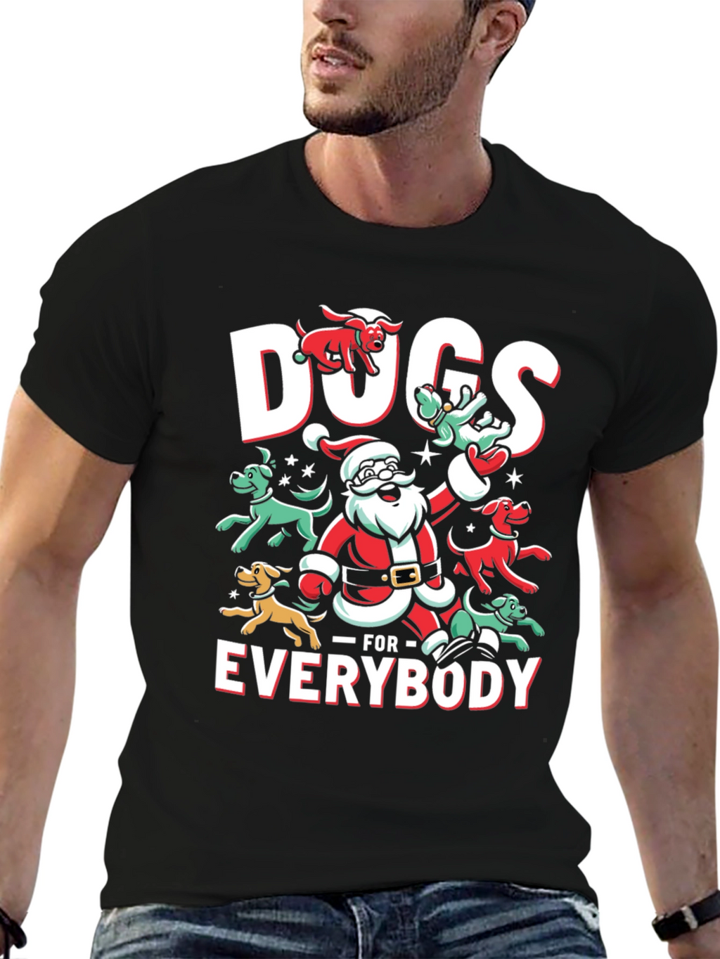 Dogs for Everybody Christmas T-Shirt