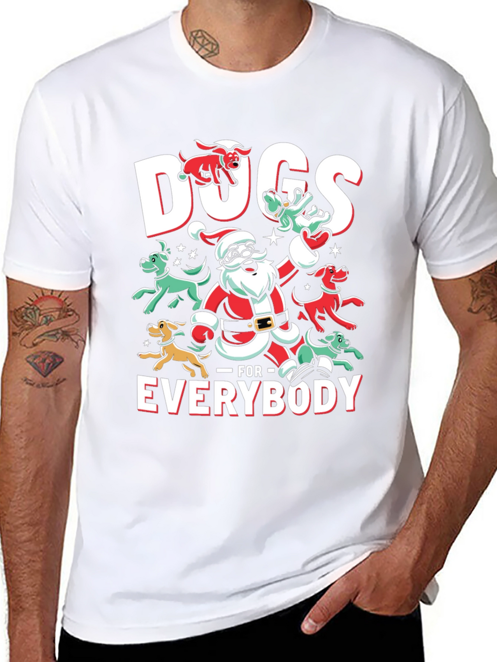 Dogs for Everybody Christmas T-Shirt