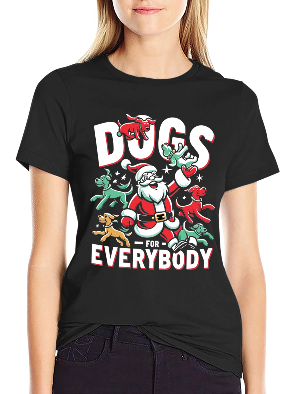 Dogs for Everybody Christmas T-Shirt