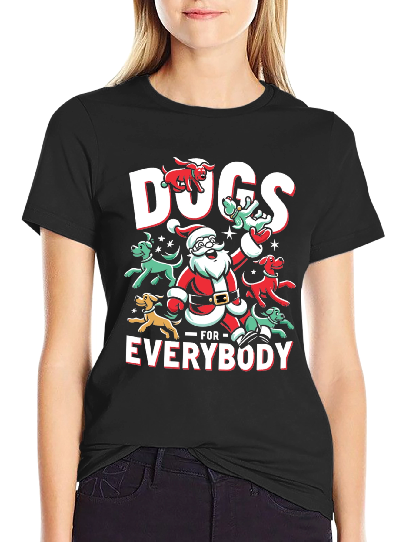 Dogs for Everybody Christmas T-Shirt