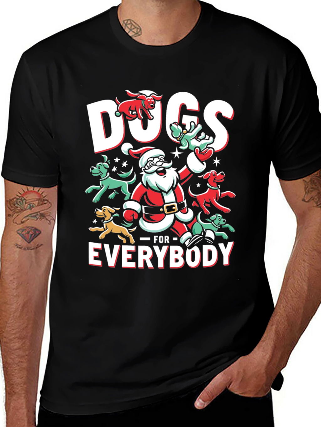 Dogs for Everybody Christmas T-Shirt