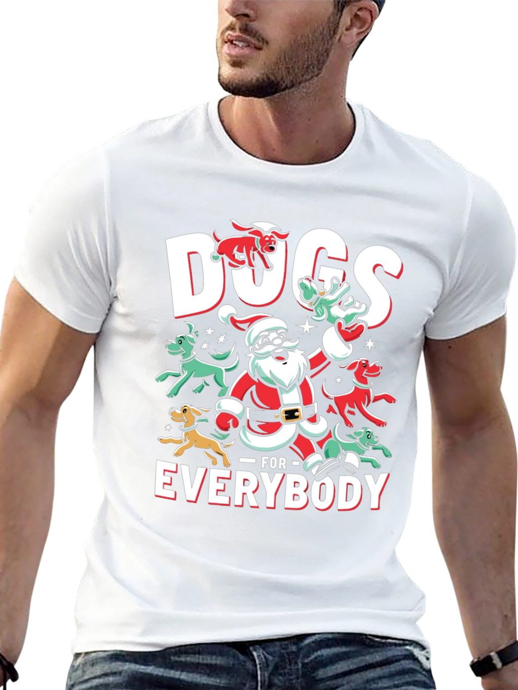 Dogs for Everybody Christmas T-Shirt