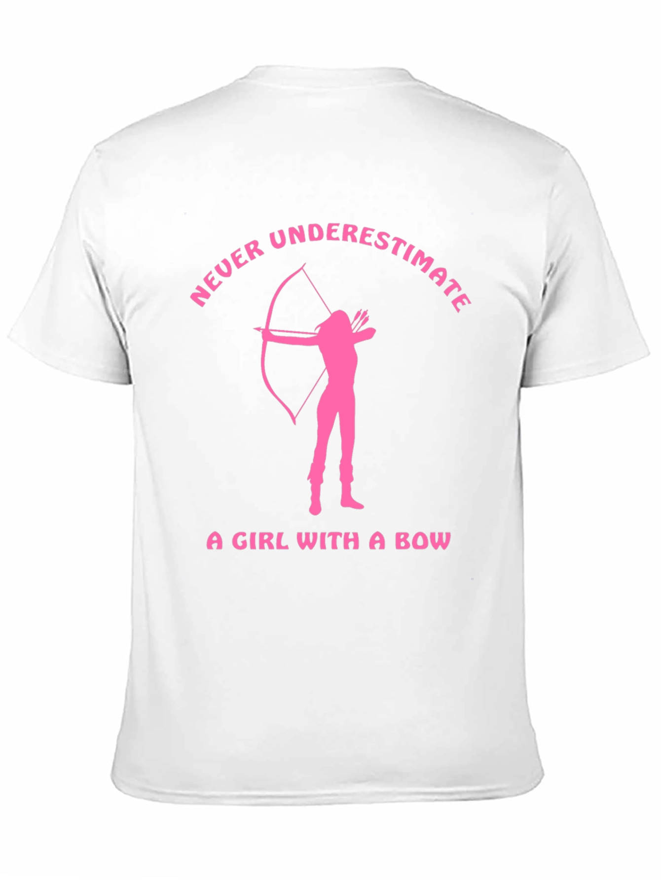 Never Underestimate A Girl With a Bow T-Shirt