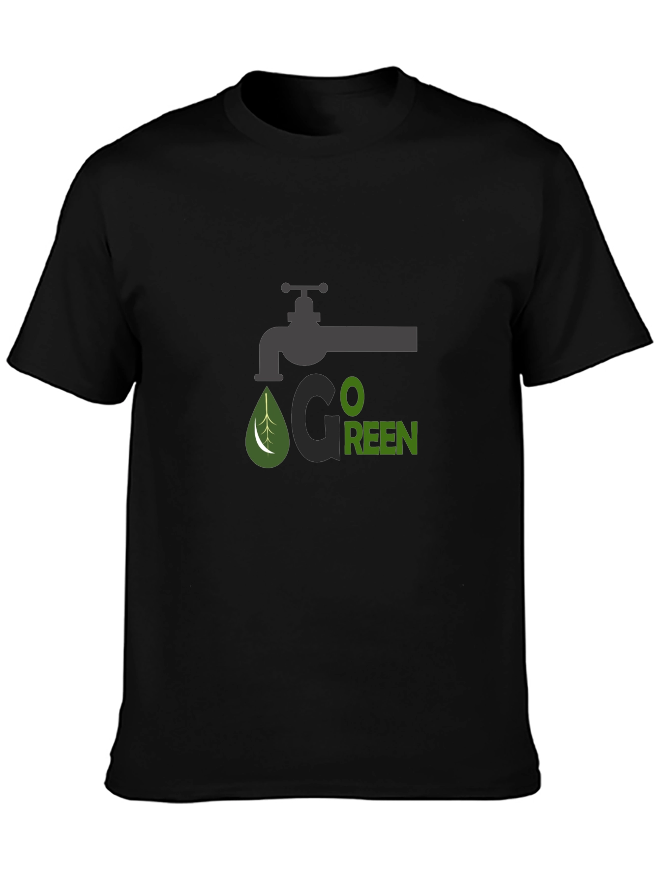Go Green Graphic T-Shirt - Eco Friendly Design