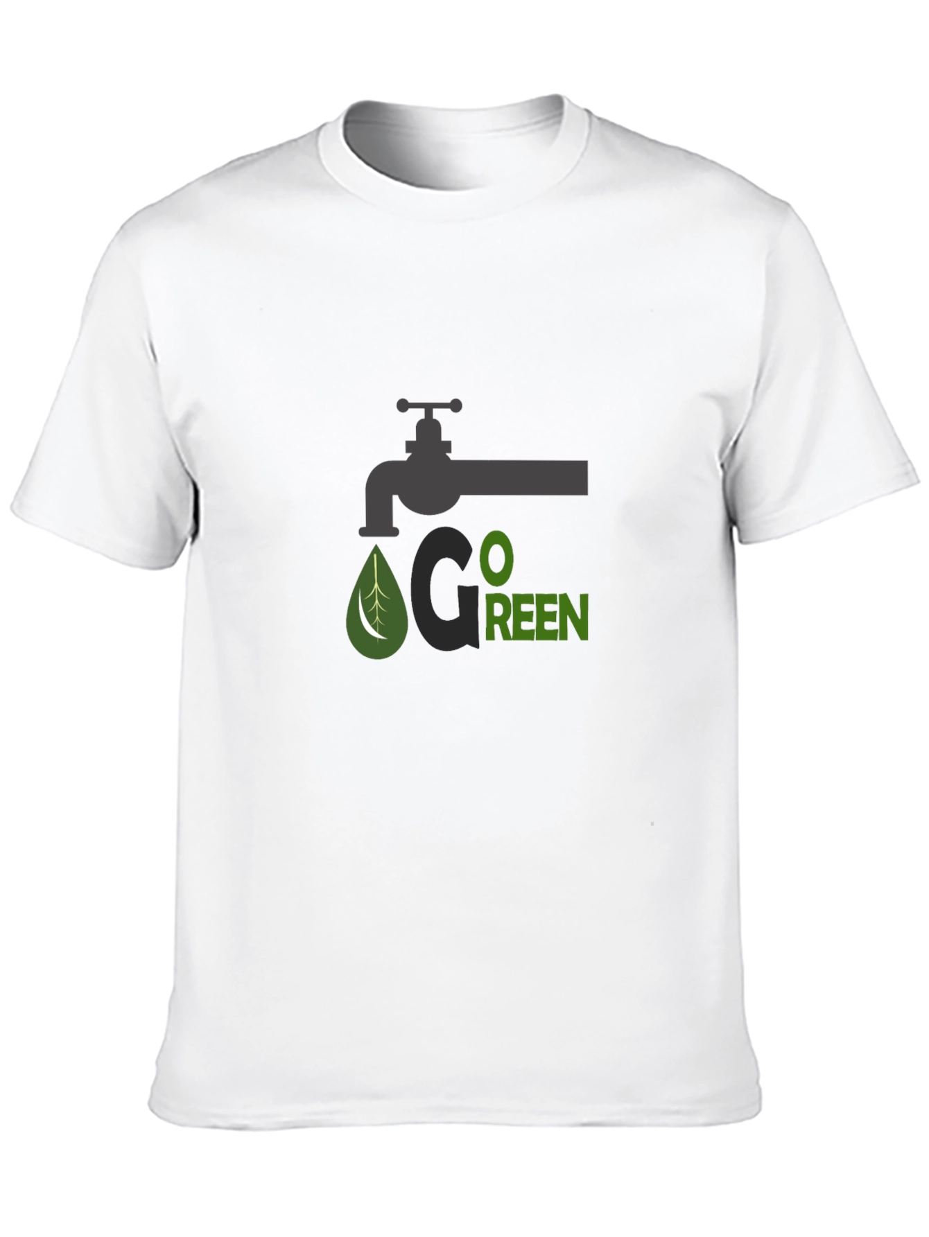 Go Green Graphic T-Shirt - Eco Friendly Design