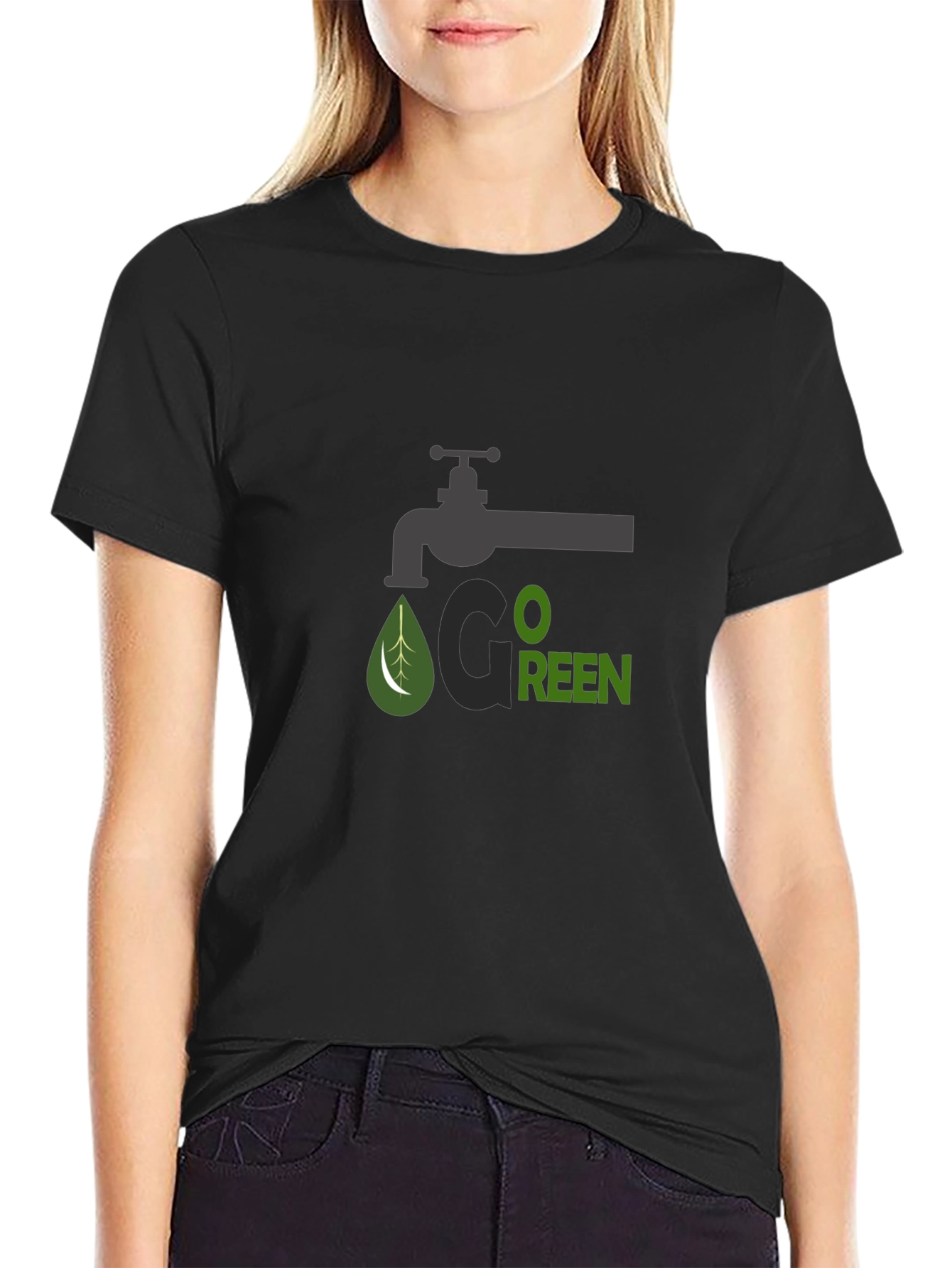 Go Green Graphic T-Shirt - Eco Friendly Design