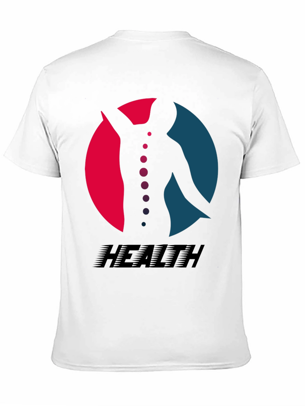 Health Silhouette Graphic Tee - Black T-Shirt
