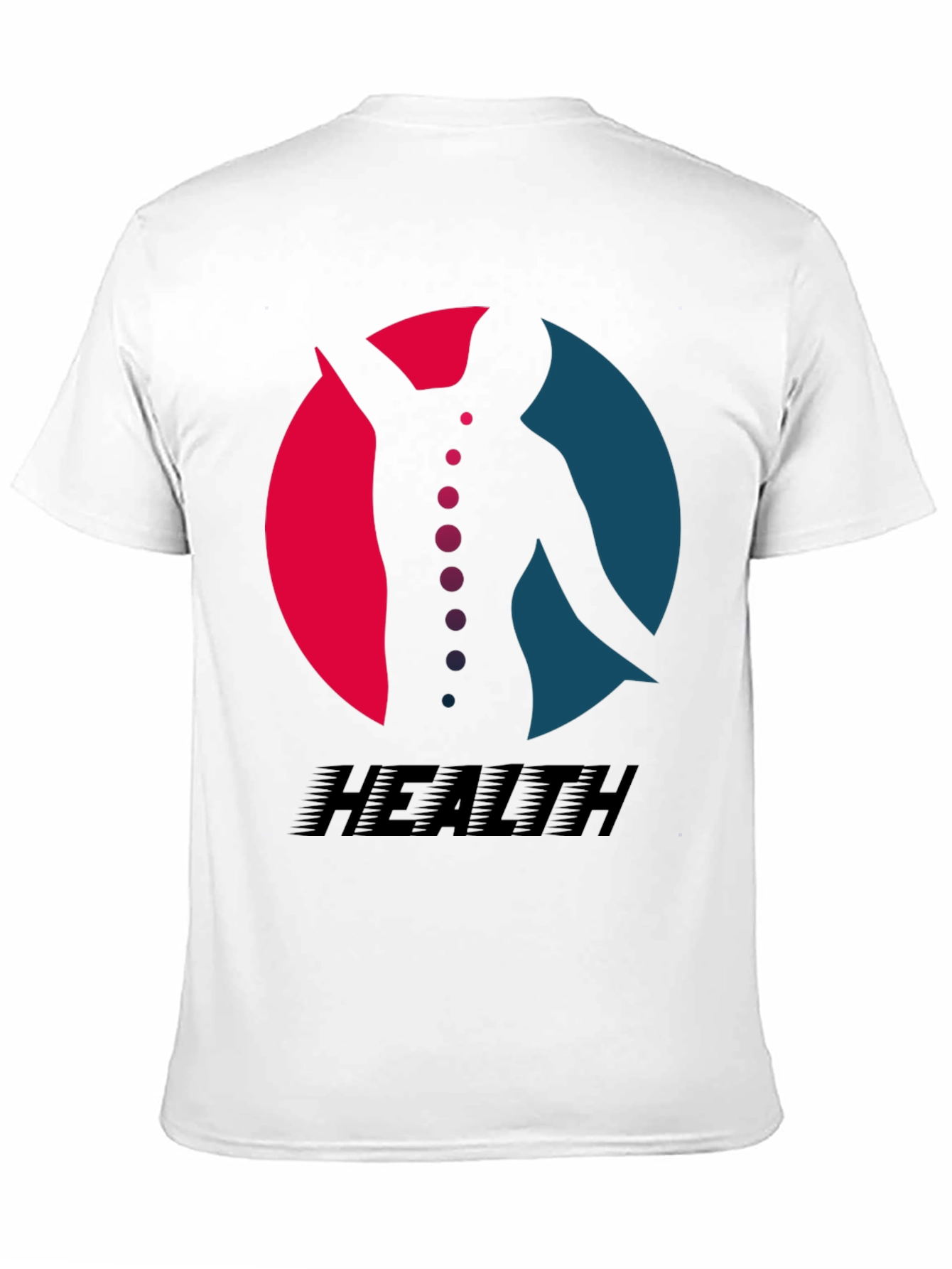 Health Silhouette Graphic Tee - Black T-Shirt