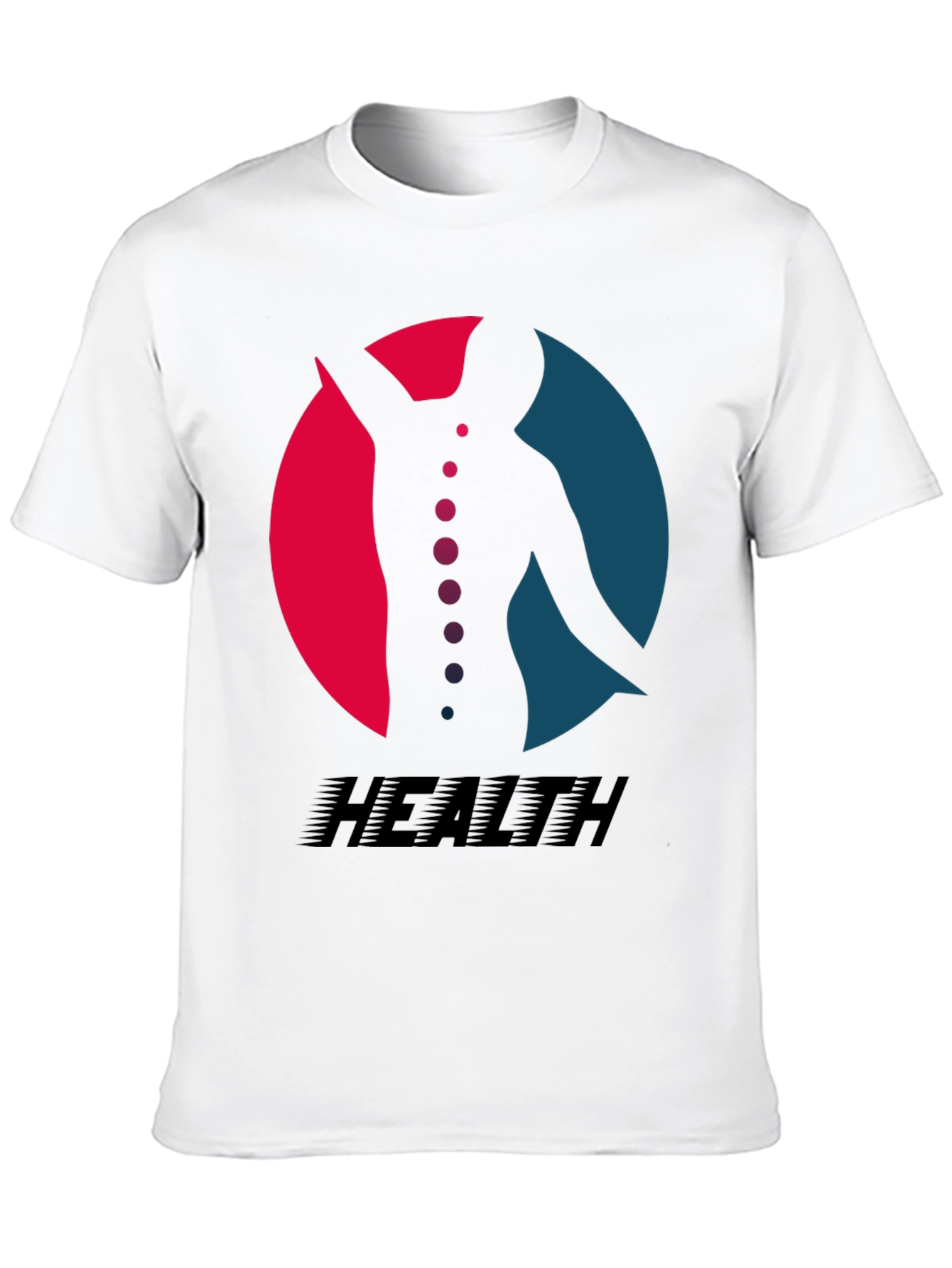 Health Silhouette Graphic Tee - Black T-Shirt