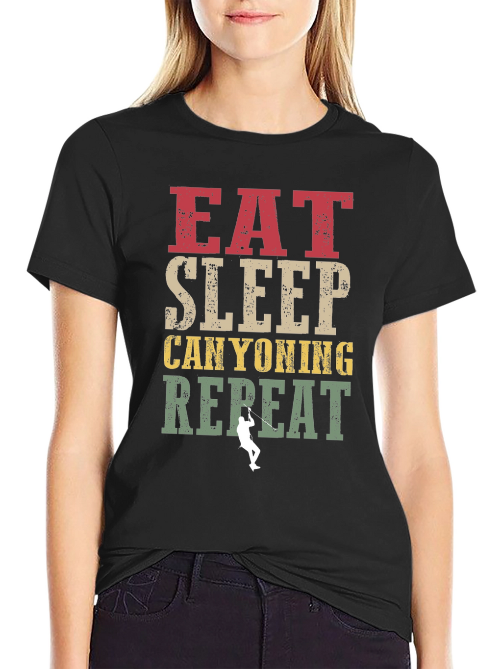 Eat Sleep Canyoning Repeat T-Shirt
