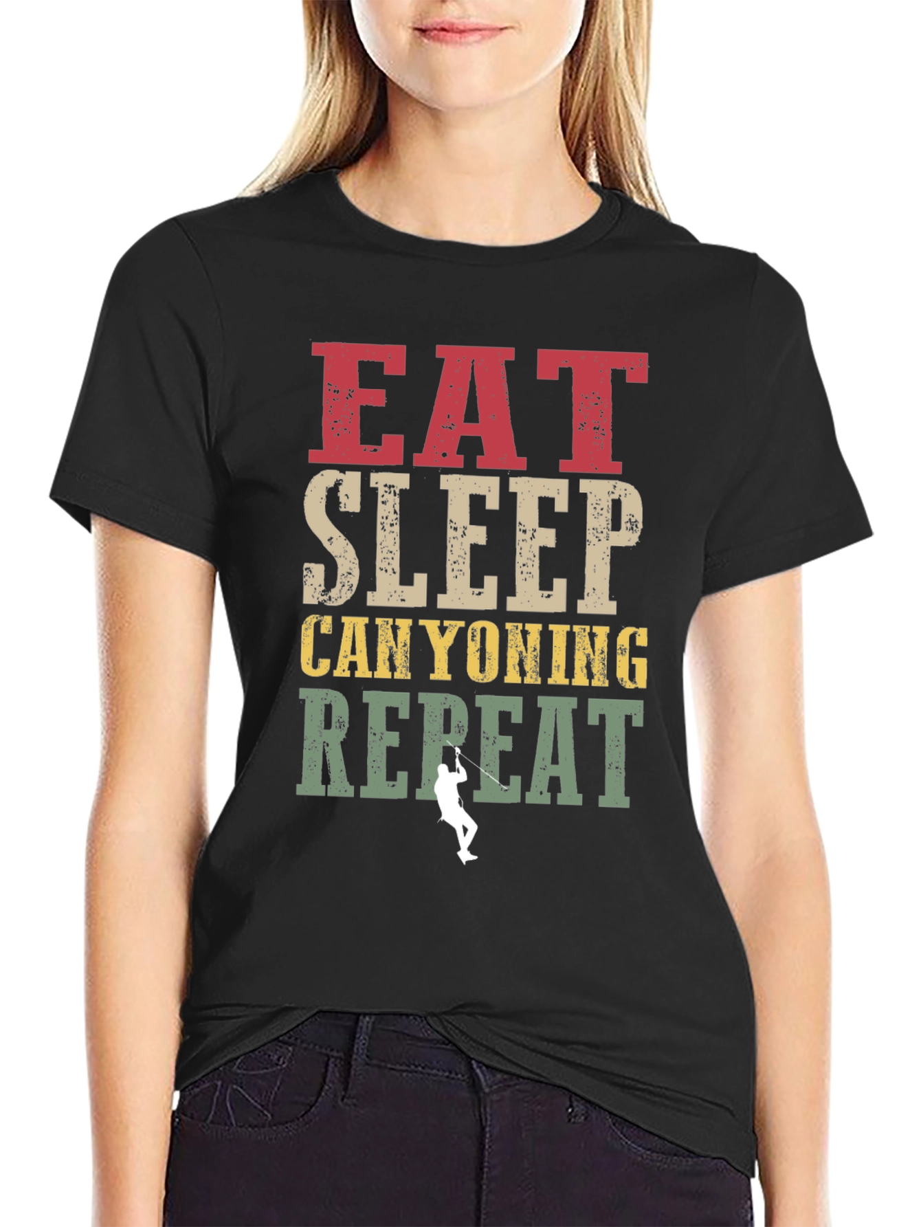 Eat Sleep Canyoning Repeat T-Shirt