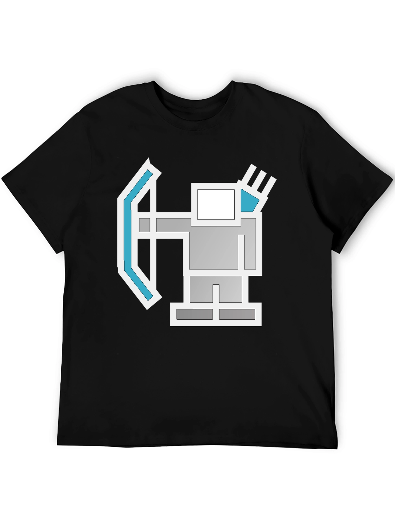 Geometric Archer Graphic Tee - Retro Style