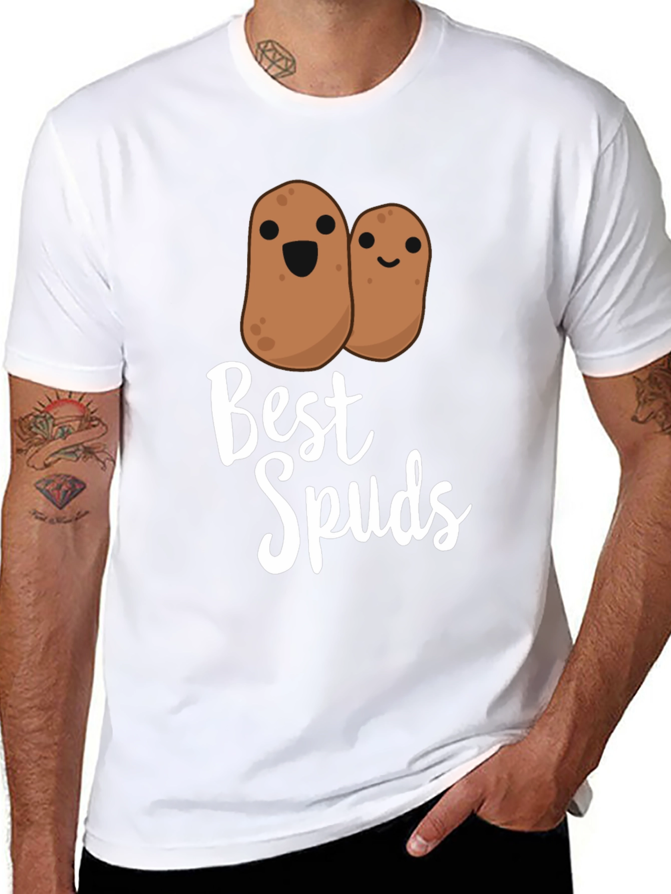 Best Spuds T-Shirt - Funny Potato Graphic Tee