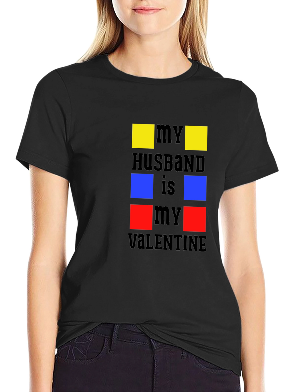 My Husband is My Valentine Graphic T-Shirt