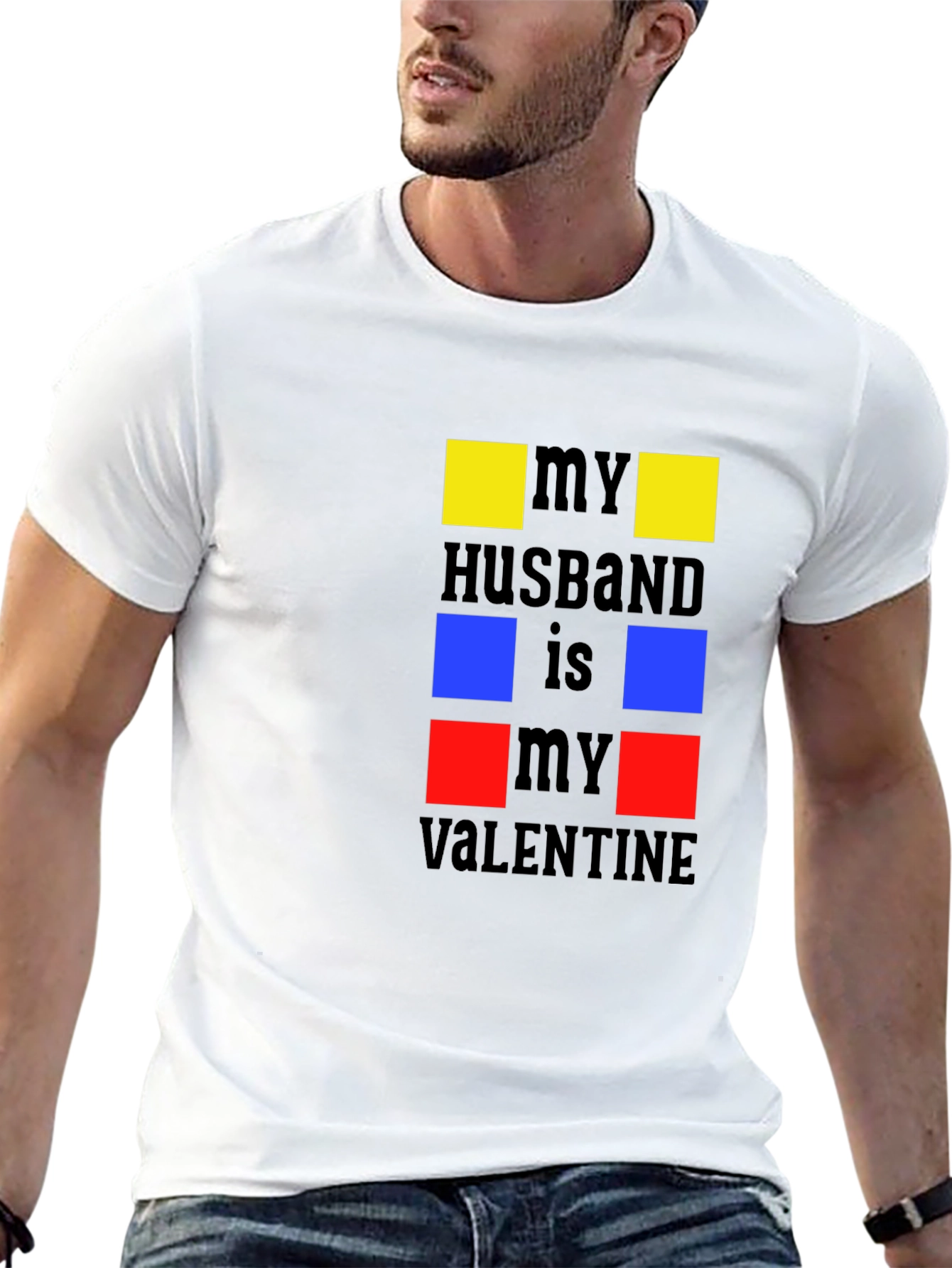 My Husband is My Valentine Graphic T-Shirt