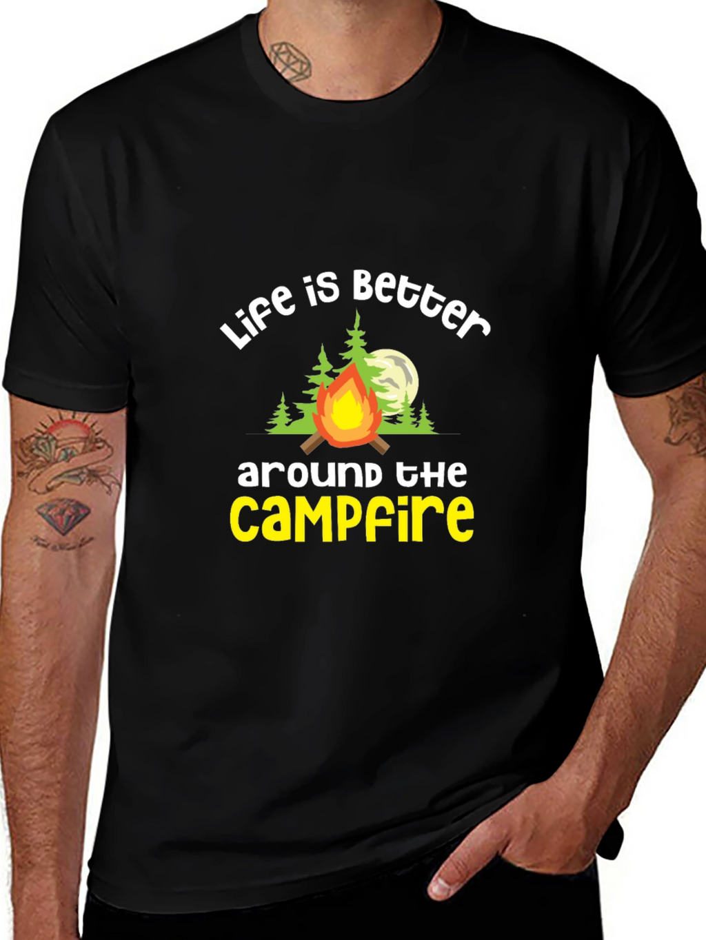 Life is Better Around The Campfire Tee