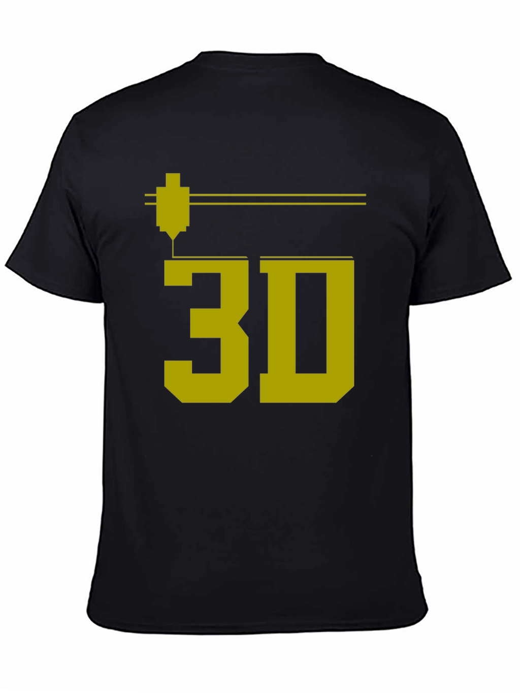 3D Printing T-Shirt - Geeky Black Tee