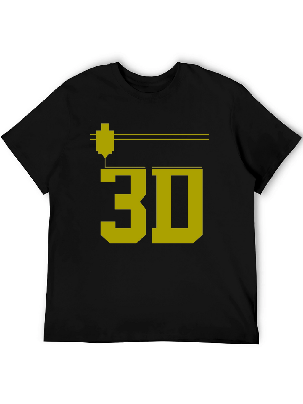 3D Printing T-Shirt - Geeky Black Tee