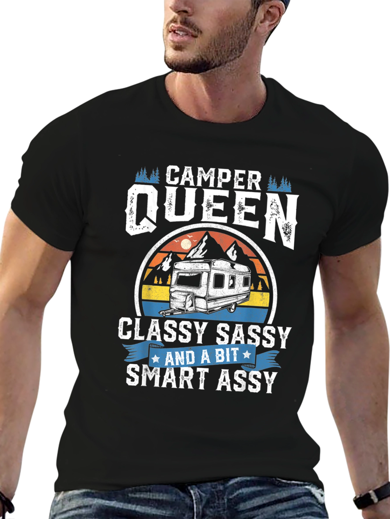 Camper Queen T-Shirt - Classy Sassy Smart Assy Tee
