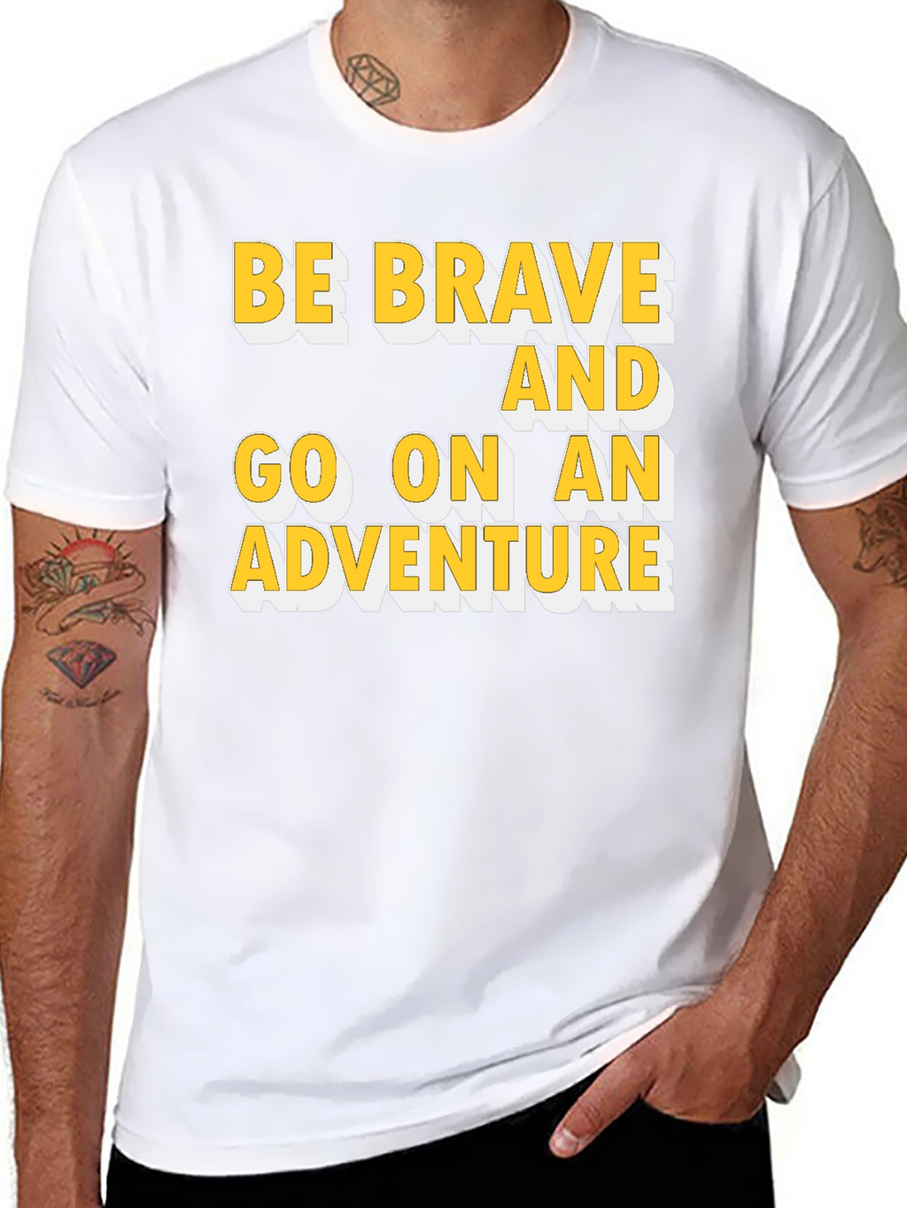 Be Brave Adventure Graphic Tee