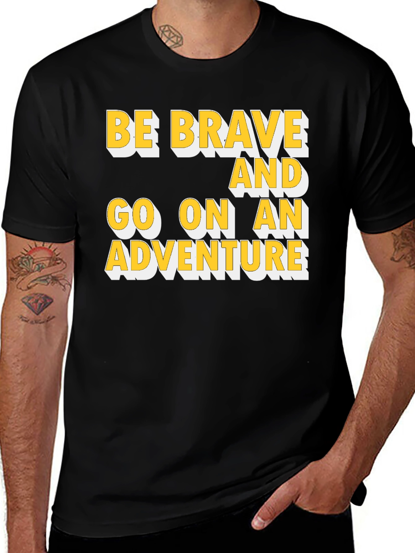 Be Brave Adventure Graphic Tee