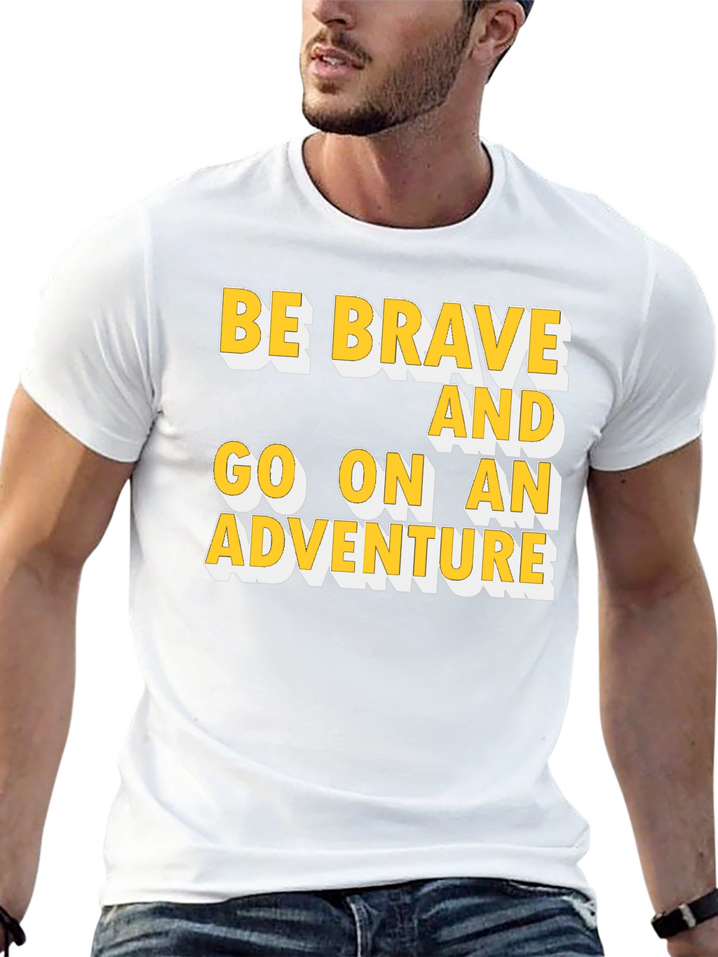 Be Brave Adventure Graphic Tee