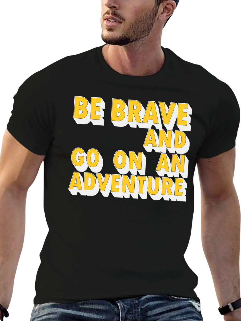 Be Brave Adventure Graphic Tee