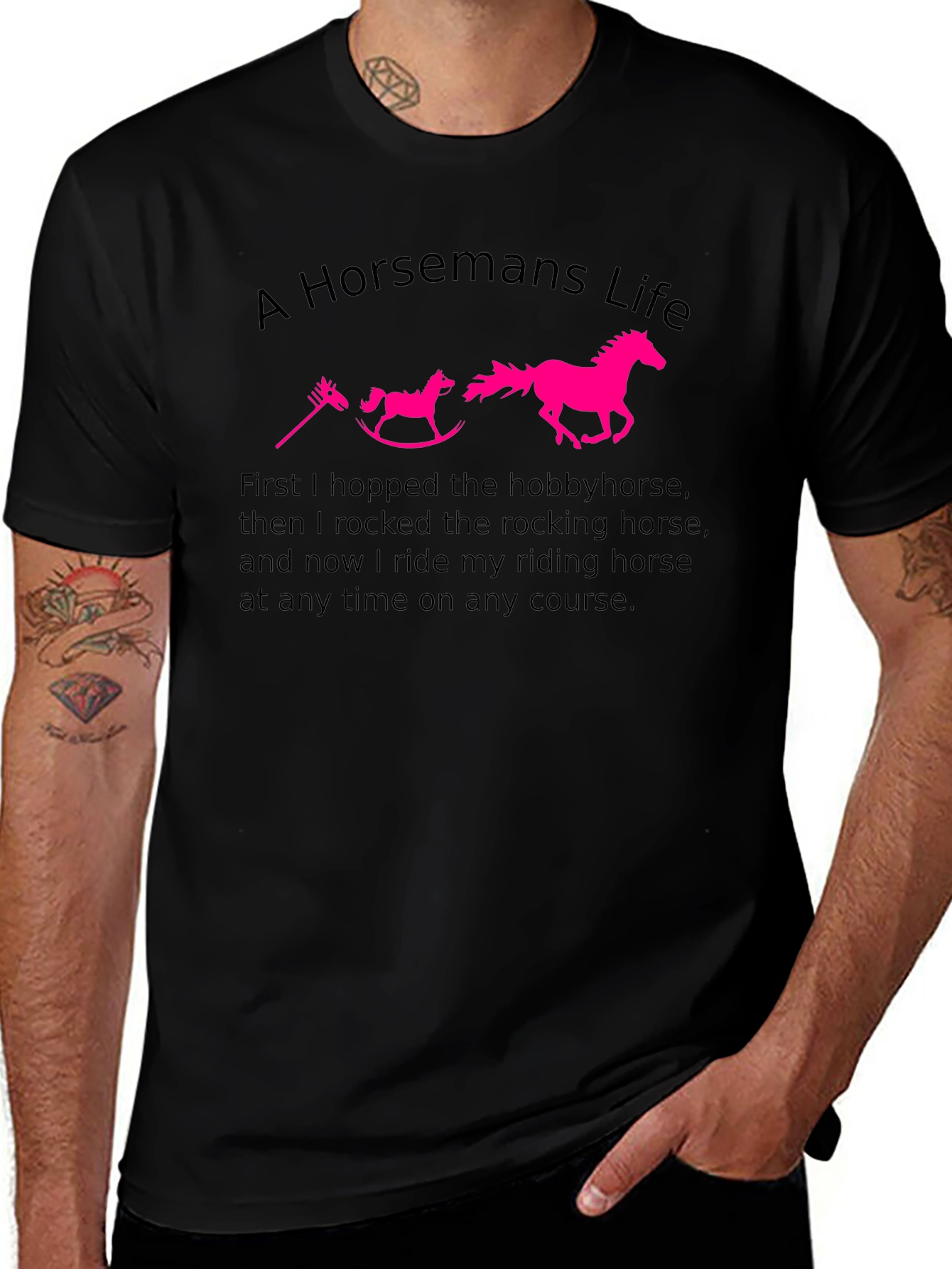 A Horsemans Life T-Shirt - Equestrian Passion