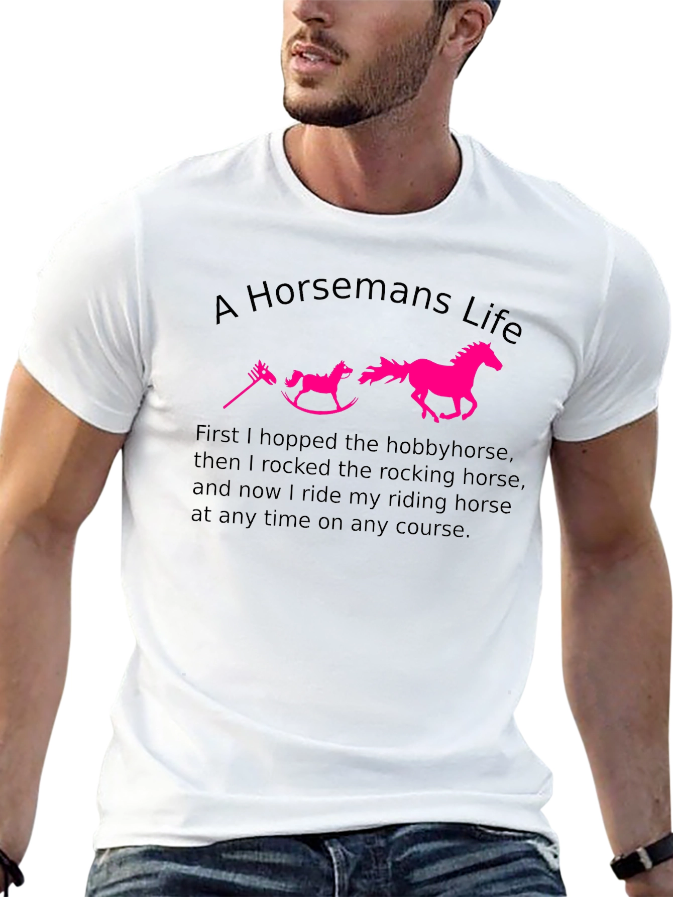 A Horsemans Life T-Shirt - Equestrian Passion