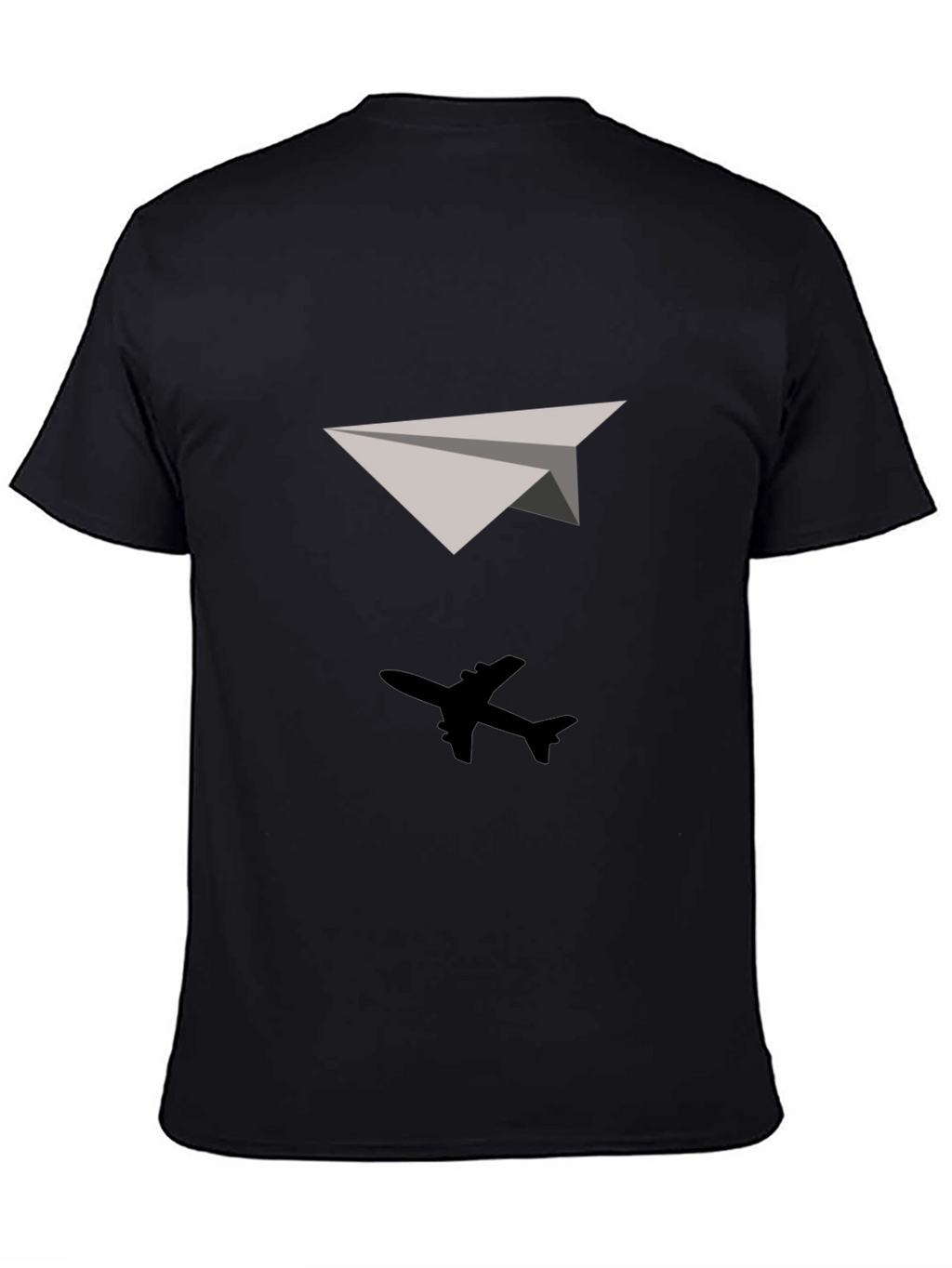 Black Airplane T-Shirt - Soaring Style