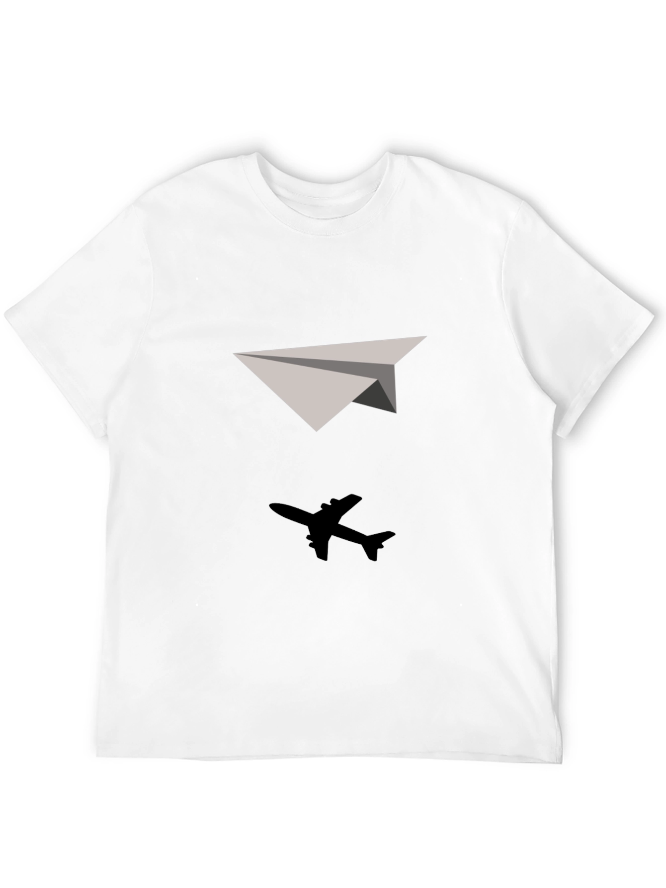 Black Airplane T-Shirt - Soaring Style