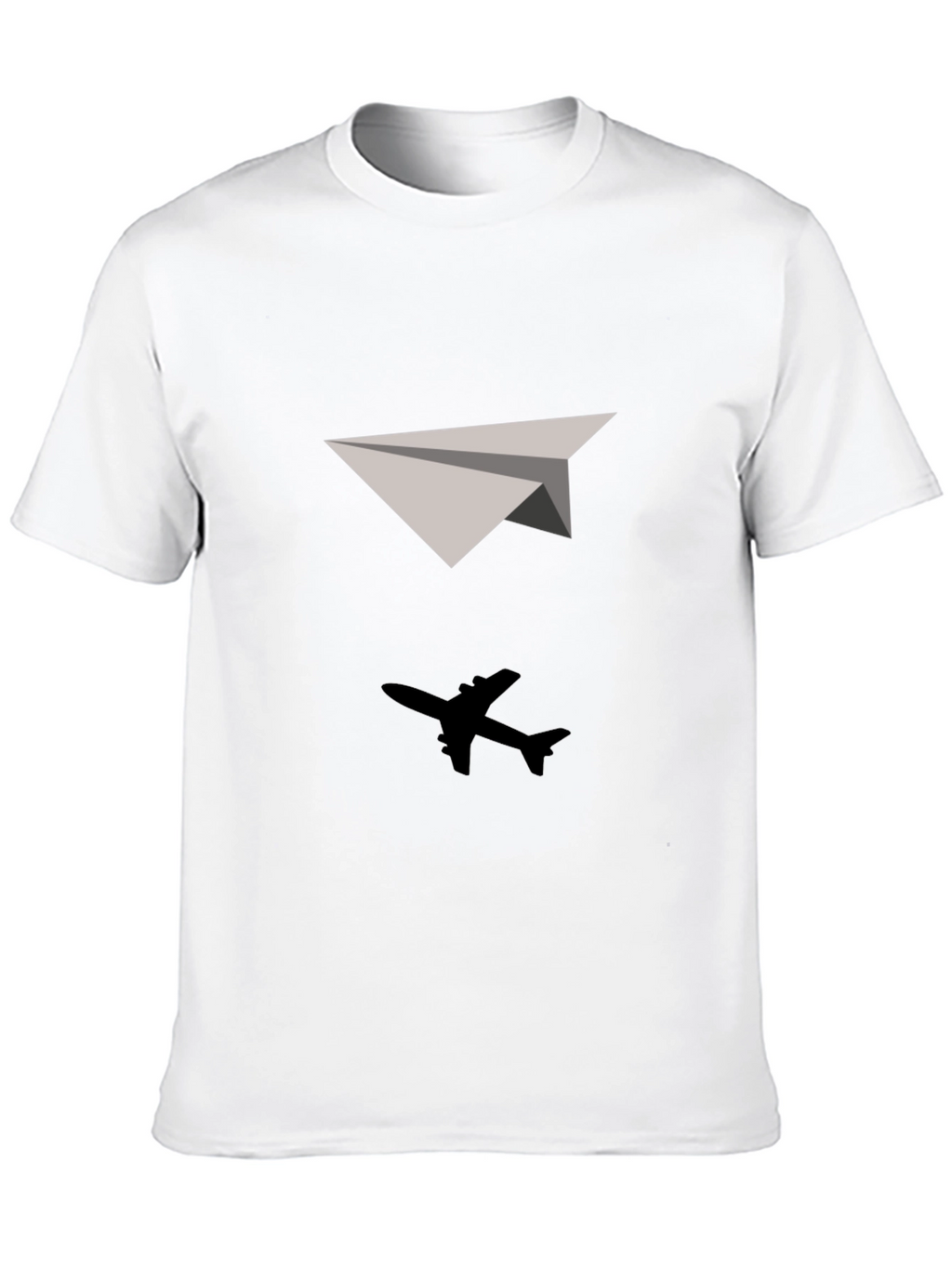 Black Airplane T-Shirt - Soaring Style