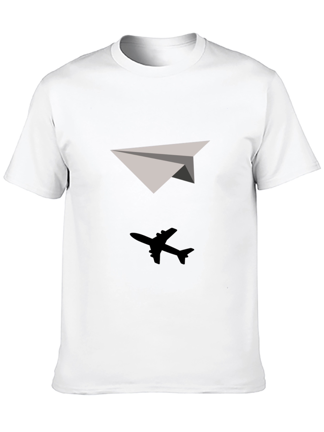 Black Airplane T-Shirt - Soaring Style