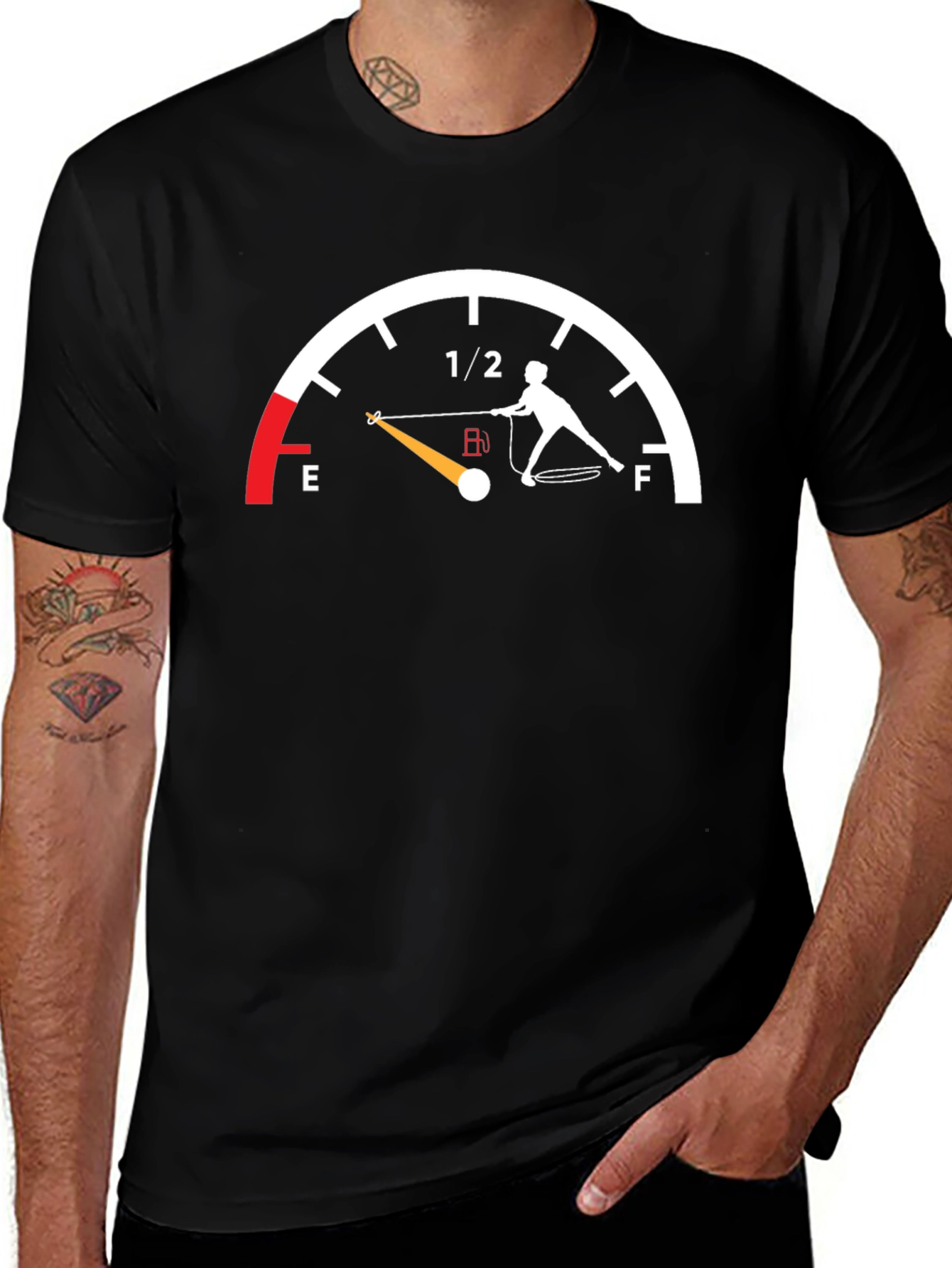 Funny Empty Gas Tank T-Shirt