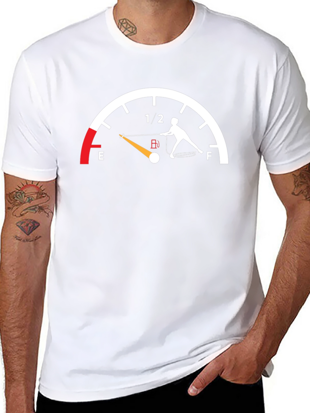 Funny Empty Gas Tank T-Shirt