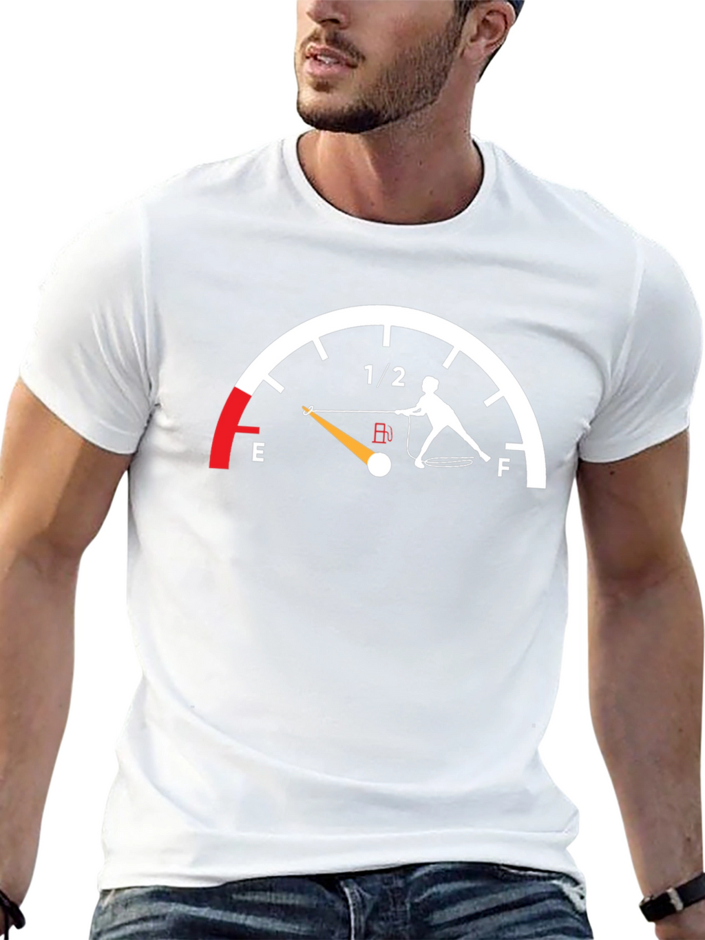 Funny Empty Gas Tank T-Shirt
