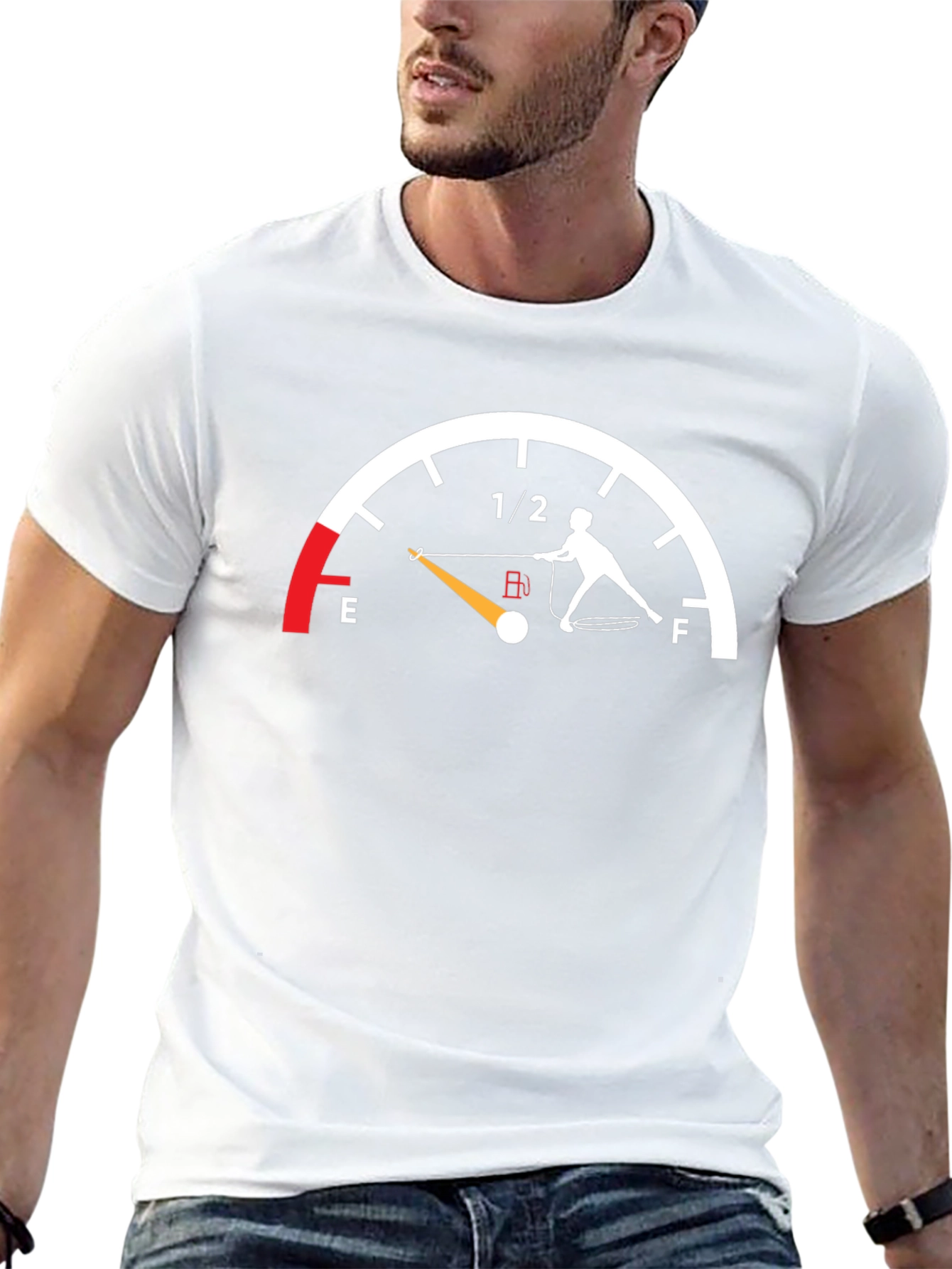Funny Empty Gas Tank T-Shirt