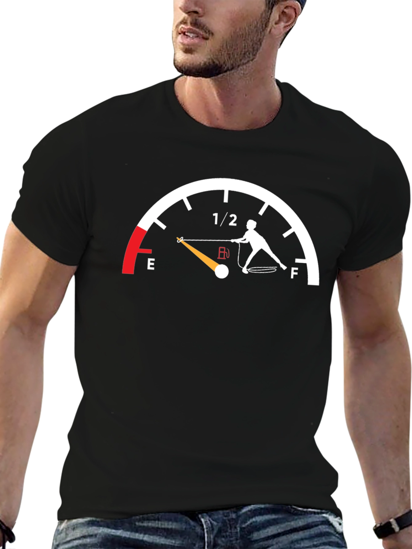 Funny Empty Gas Tank T-Shirt