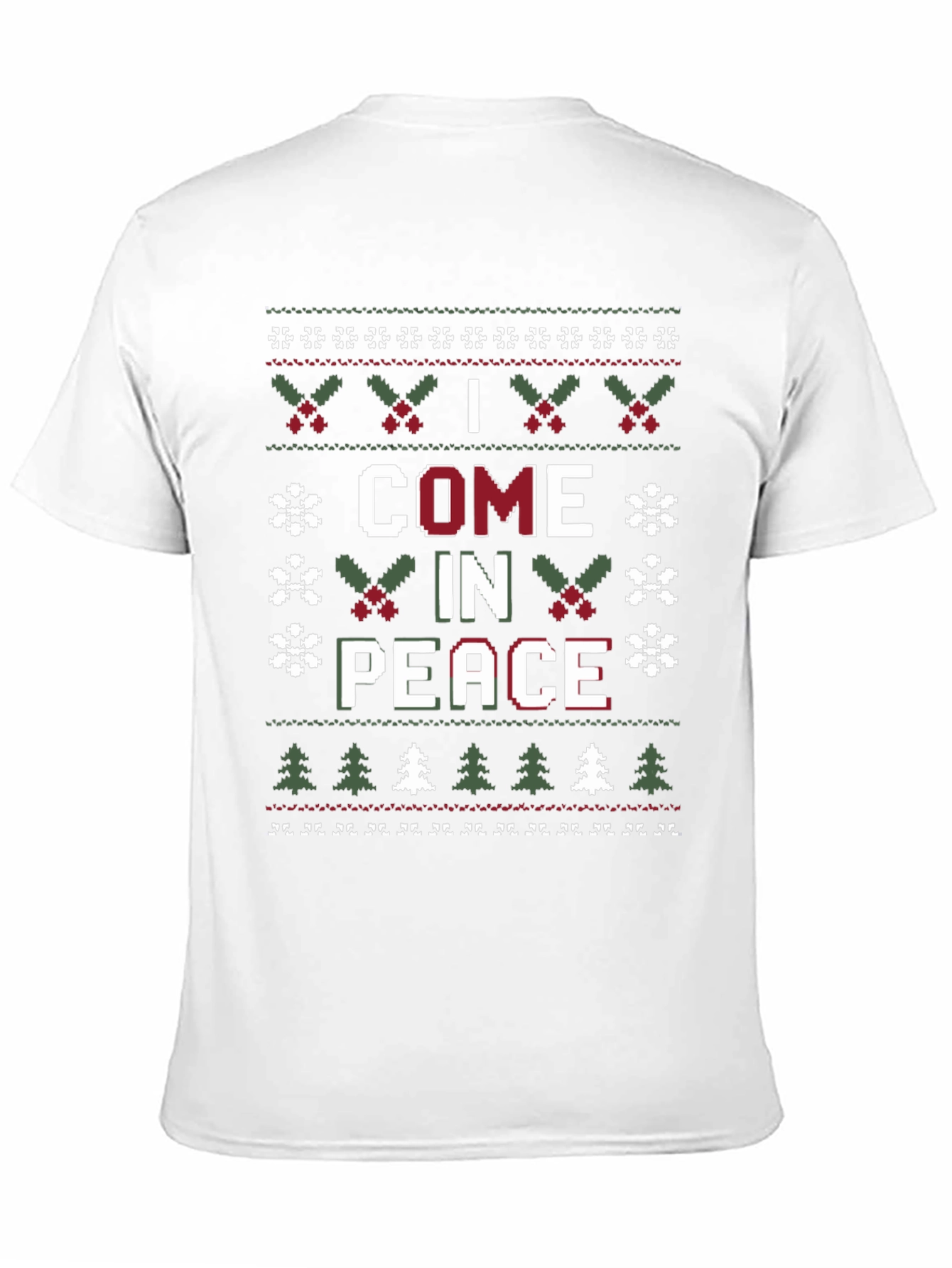 I Come in Peace Ugly Christmas Sweater T-Shirt