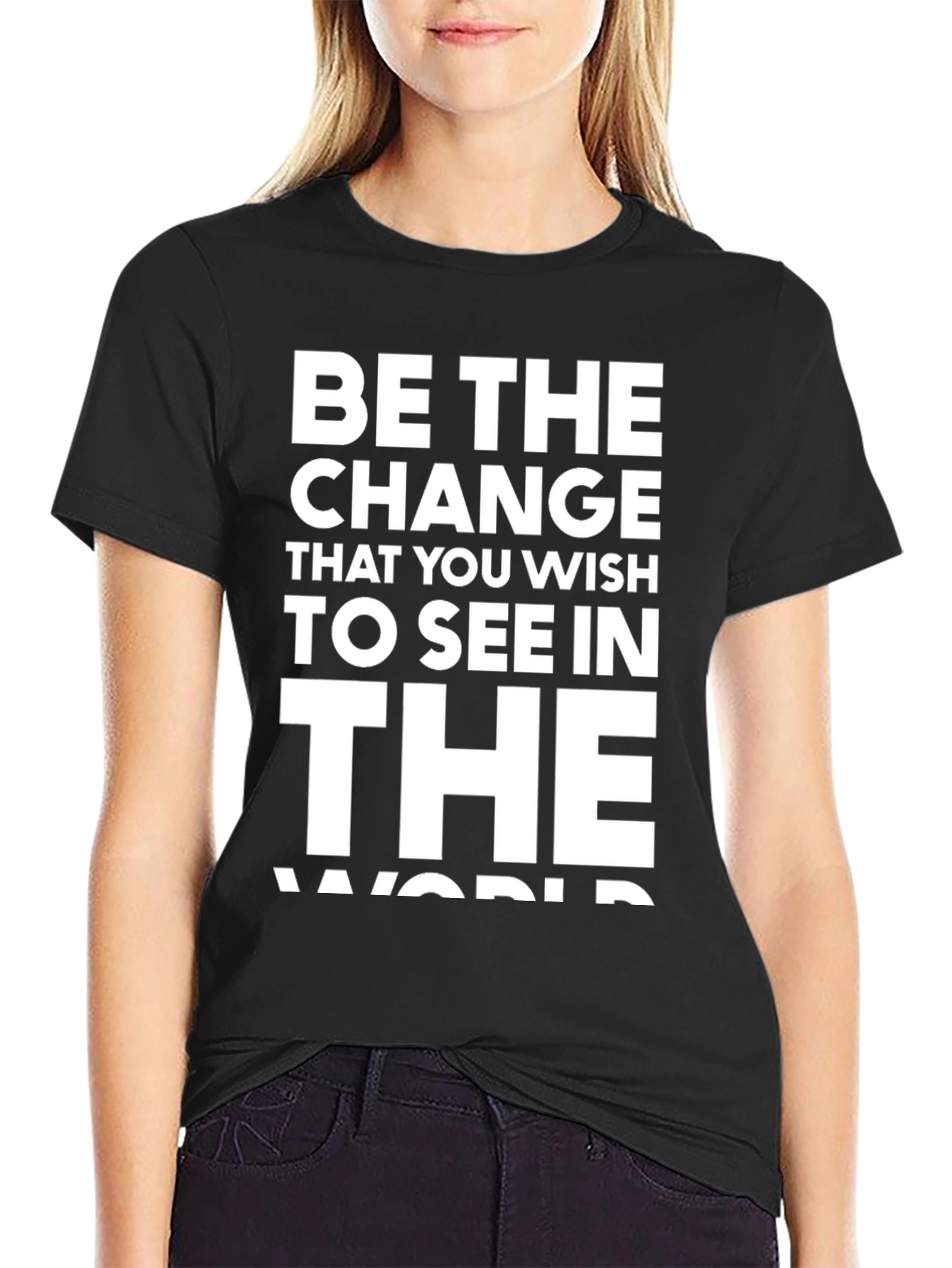 Be the Change T-Shirt - Inspirational Graphic Tee